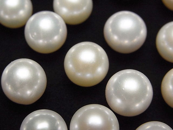 [Video]Fresh Water Pearl AAA- Loose stone Round 9-9.5mm White 1pc