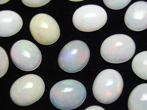 [Video]High Quality Ethiopia Opal AA++ Oval Cabochon 11x9mm 1pc