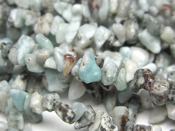 [Video]Larimar Pectolite AA Chips (Small Nugget ) 1strand beads (aprx.31inch/78cm)