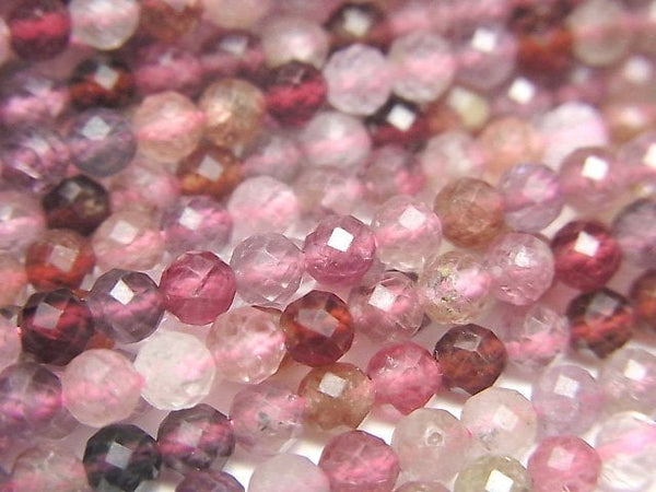 [Video]High Quality! Multicolor Spinel AA++ Faceted Round 4mm half or 1strand beads (aprx.15inch/36cm)
