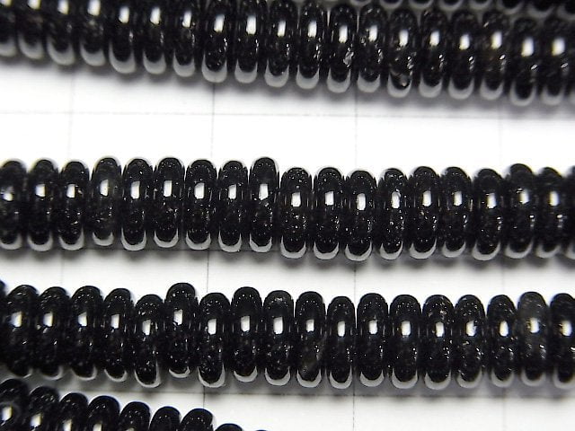 [Video] Onyx Roundel 6x6x2mm 1strand beads (aprx.15inch/37cm)