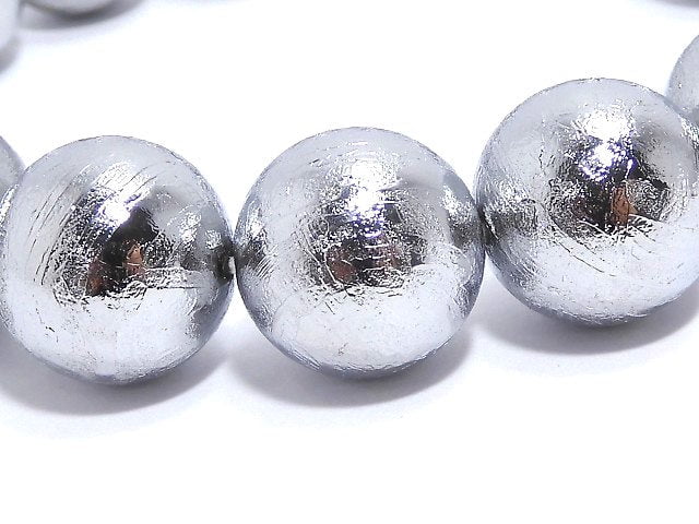 [Video][One of a kind] Meteorite Round 14mm Bracelet NO.2