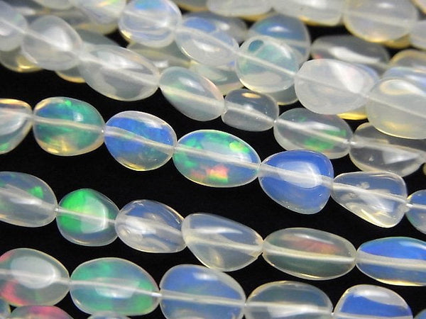 [Video]High Quality Ethiopian Crystal Opal AA++ Nugget half or 1strand beads (aprx.13inch/32cm)
