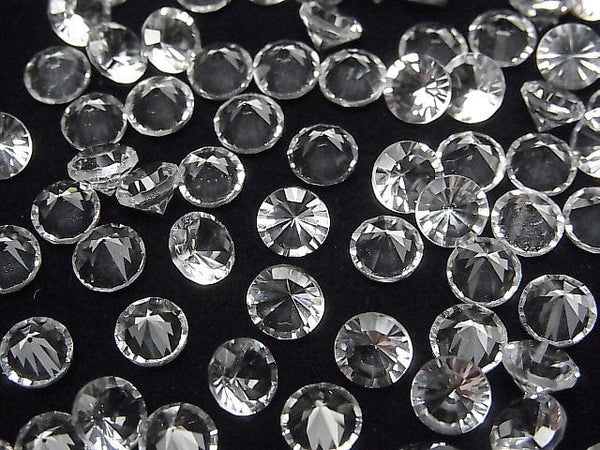 [Video]High Quality Crystal AAA Loose stone Round Concave Cut 6x6mm 5pcs