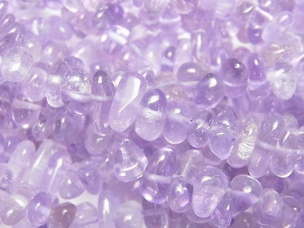 [Video] Lavender Amethyst Chips (Small Nugget ) 1strand (aprx.33inch/84cm)
