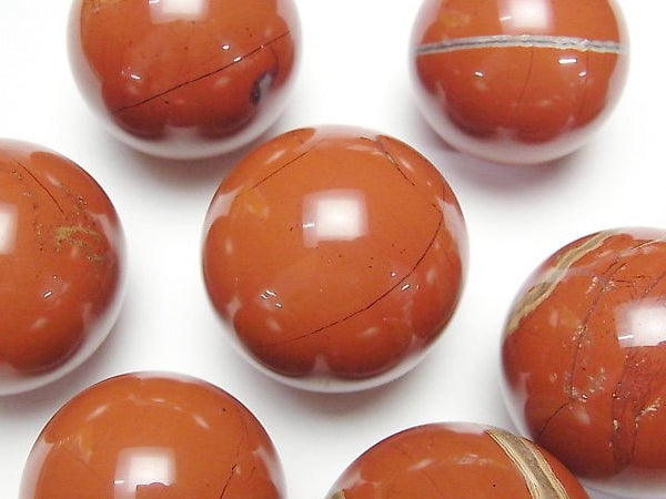 [Video]Red Jasper Sphere,Round 34-37mm 1pc