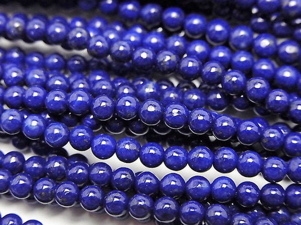 [Video]Lapislazuli AAA Round 3mm 1strand beads (aprx.15inch/38cm)