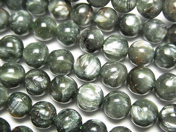 [Video]Seraphinite AA++ Round 6mm half or 1strand beads (aprx.15inch/37cm)