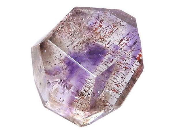[Video][One of a kind] Amethyst Elestial AAA Faceted Nugget Loose stone 1pc NO.19