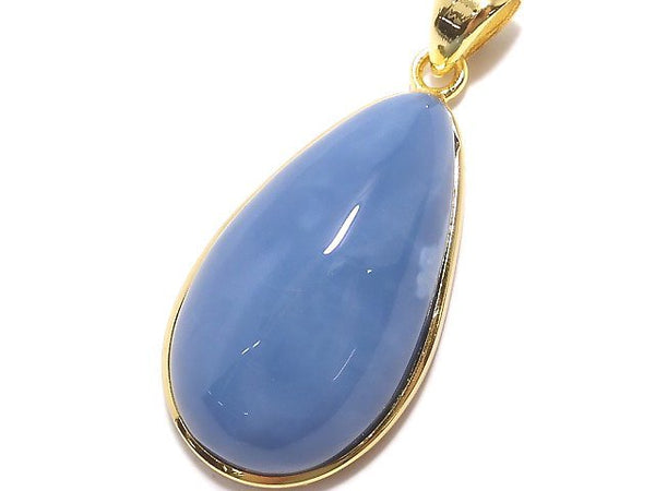 [Video][One of a kind] Blue Opal AAA-Pendant 18KGP NO.12