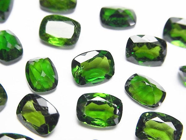 [Video]High Quality Chrome Diopside AAA- Loose stone Rectangle Faceted 8x6mm 1pc