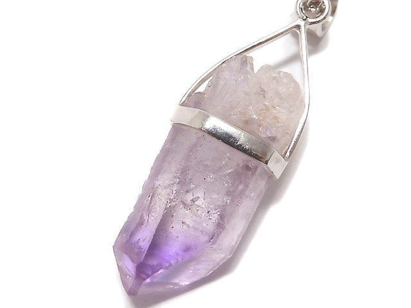 [Video][One of a kind] Elestial Quartz AA++ Point Pendant Silver925 NO.11