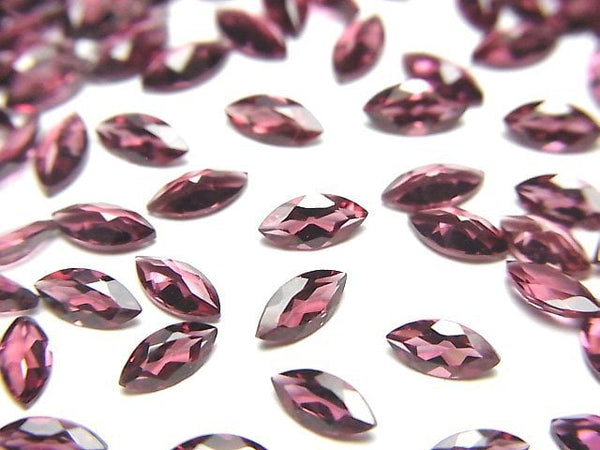 [Video]High Quality Rhodolite Garnet AAA Loose stone Marquise Faceted 6x3mm 10pcs