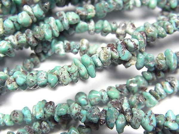 [Video]Turquoise AA Chips (Small Nugget ) 1strand beads (aprx.15inch/38cm)