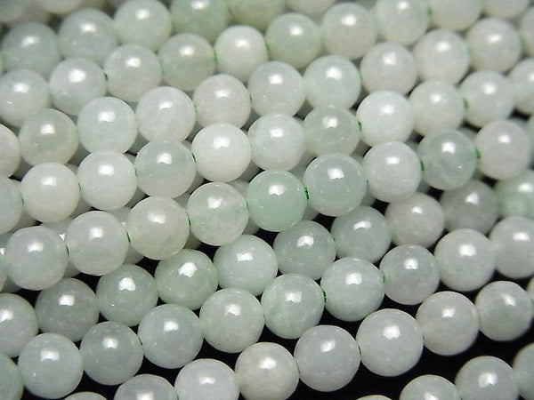 [Video]Burmese Jadeite AA++ Round 4.5mm 1strand beads (aprx.15inch/38cm)