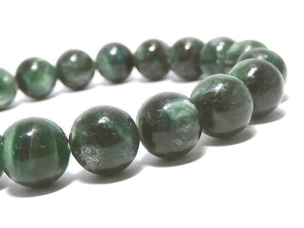 [Video][One of a kind] Fuchsite Round 9.5mm Bracelet NO.8