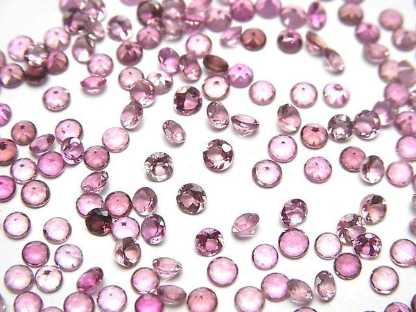 [Video]High Quality Pink Tourmaline AAA Loose stone Round Faceted 3x3mm 3pcs