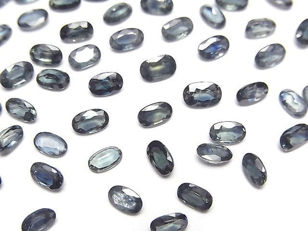 [Video]High Quality Bi-color Sapphire AAA Loose stone Oval Faceted 5x3mm 5pcs