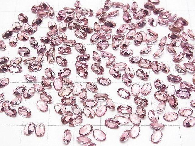 [Video]High Quality Pink Tourmaline AAA Loose stone Oval Faceted 6x4mm 1pc