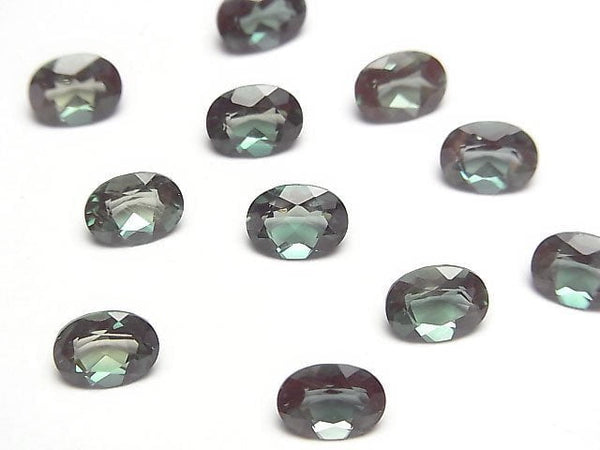 [Video]High Quality color change Andesine AAA Loose stone Oval Faceted 8x6mm 1pc