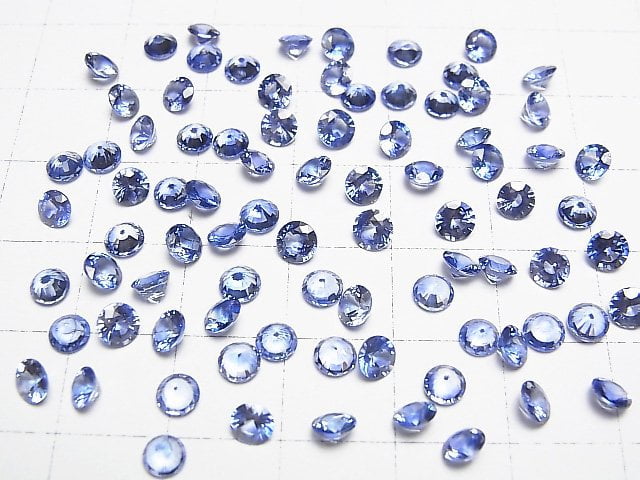 [Video]High Quality Sapphire AAA+ Loose stone Round Faceted 4x4mm 1pc