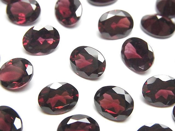 [Video]High Quality Rhodolite Garnet AAA Loose stone Oval Faceted 10x8mm 2pcs