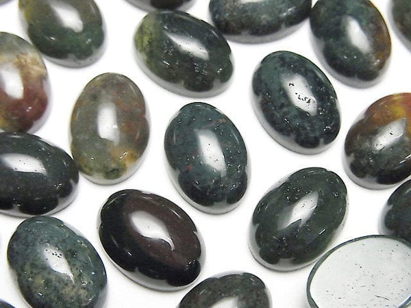 [Video] Indian Agate Oval Cabochon 14x10mm 3pcs