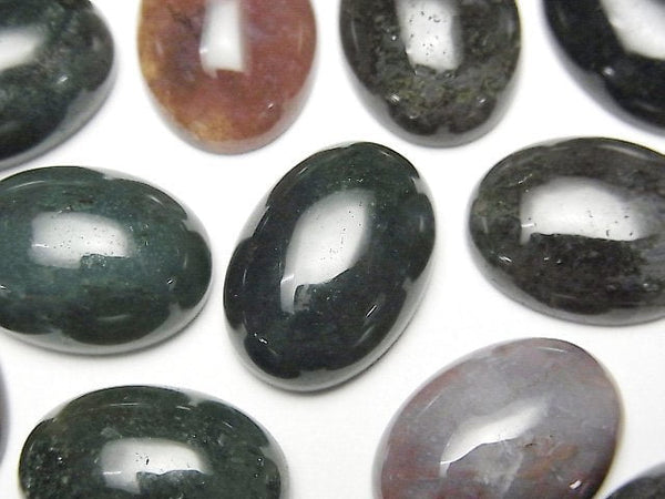 [Video] Indian Agate Oval Cabochon 18x13mm 3pcs