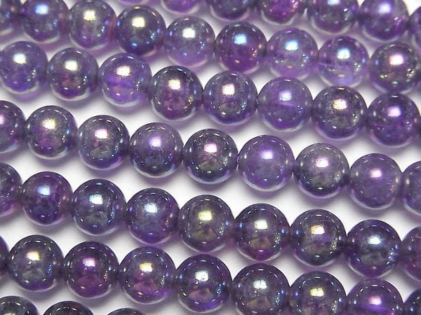 [Video] Flash, Amethyst Round 6mm 1strand beads (aprx.15inch/36cm)