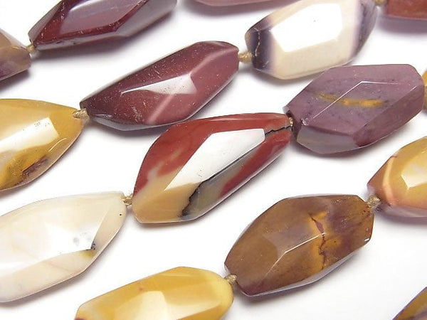 [Video]Mookaite Faceted Nugget 1strand beads (aprx.15inch/37cm)
