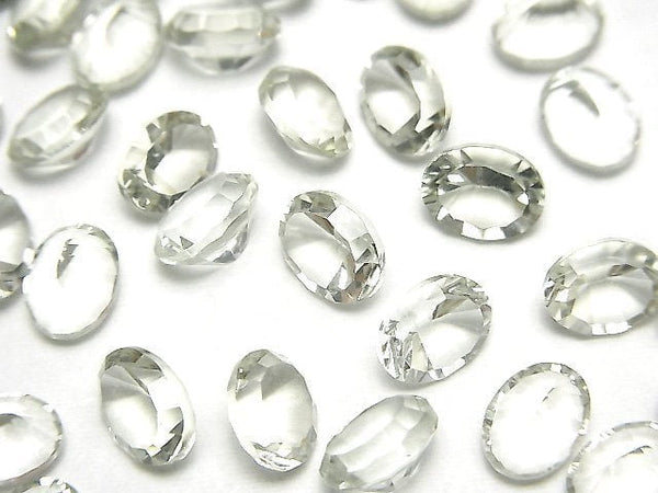 [Video]High Quality Green Amethyst AAA Loose stone Oval Concave Cut 8x6mm 3pcs