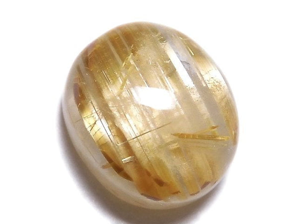 [Video][One of a kind] High Quality Rutilated Quartz AAA Cabochon 1pc NO.101