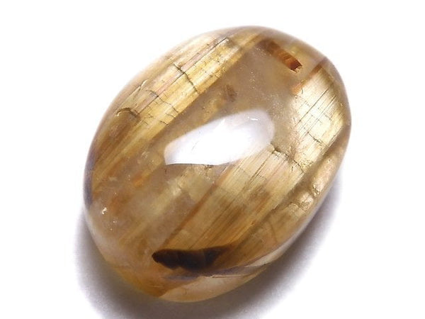 [Video][One of a kind] High Quality Rutilated Quartz AAA Cabochon 1pc NO.109
