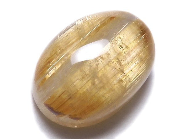 [Video][One of a kind] High Quality Rutilated Quartz AAA Cabochon 1pc NO.119