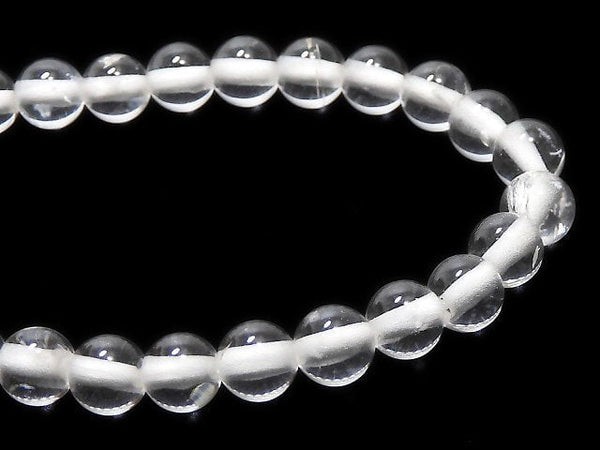 [Video][One of a kind][Certificate]High Quality Petalite AAA Round 5mm Bracelet NO.4