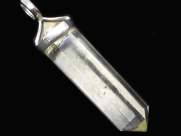 [Video][One of a kind] Libyan Desert Glass Double Point Pendant Silver925 NO.7