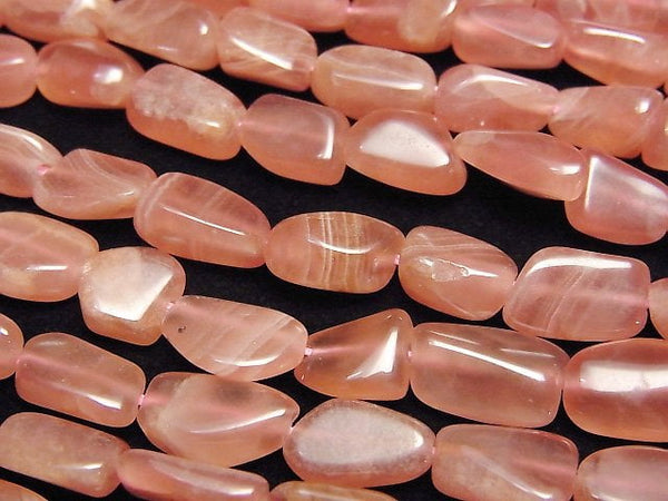 [Video] Peru Rhodochrosite AA+ Nugget half or 1strand beads (aprx.15inch/38cm)