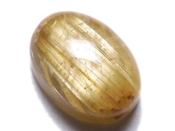 [Video][One of a kind] High Quality Rutilated Quartz AAA Cabochon 1pc NO.125