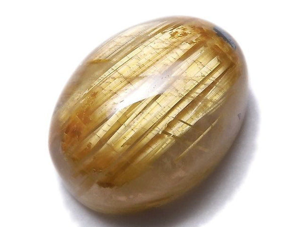 [Video][One of a kind] High Quality Rutilated Quartz AAA Cabochon 1pc NO.134