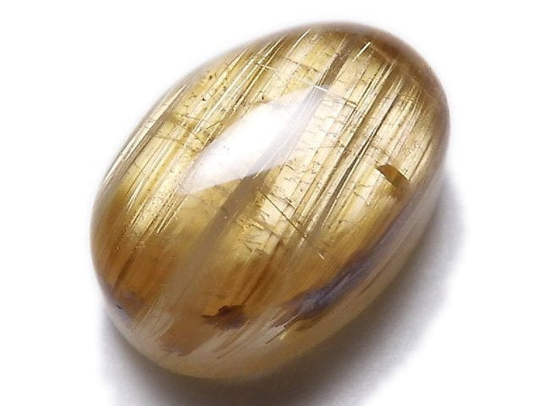 [Video][One of a kind] High Quality Rutilated Quartz AAA Cabochon 1pc NO.135