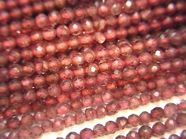 [Video]High Quality! color change Garnet AAA Faceted Round 2mm half or 1strand beads (aprx.12inch/30cm)