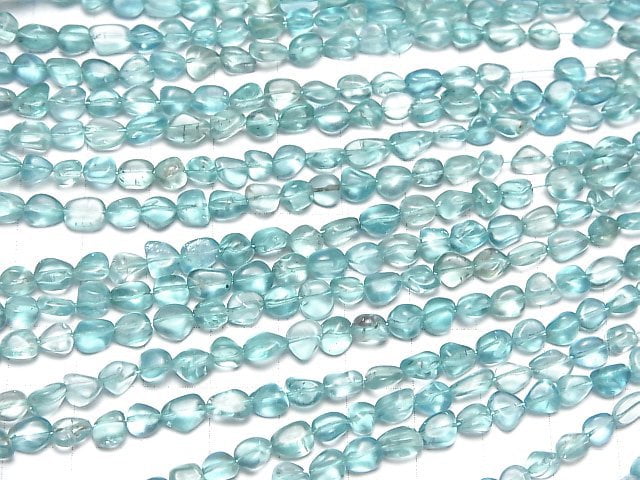 [Video] Apatite AA++ Small Size Nugget half or 1strand beads (aprx.15inch/36cm)