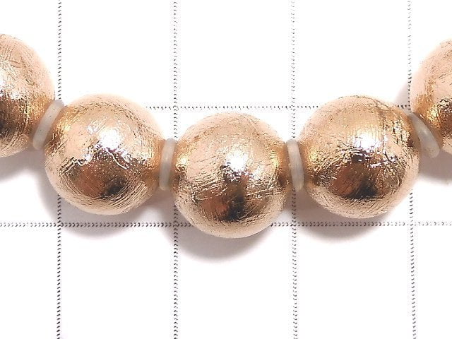 [Video][One of a kind] Meteorite (Muonionalusta) Round 10mm Pink Gold Bracelet NO.1