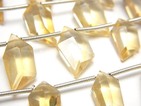 [Video]High Quality Citrine AAA- Spindle Cut 1strand (8pcs)