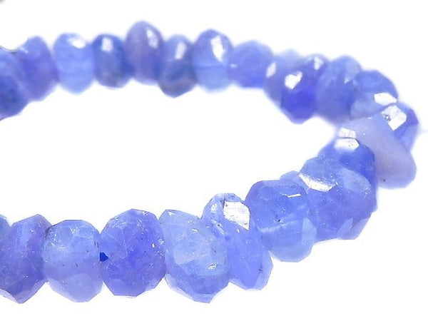 [Video][One of a kind] High Quality Tanzanite AA++ Faceted Nugget Bracelet NO.19