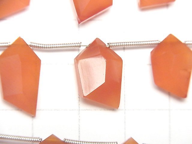 [Video]High Quality Carnelian AAA- Spindle cut 1strand beads (aprx.4inch/10cm)