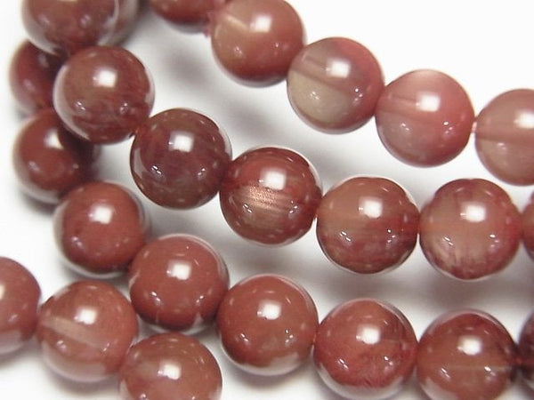 [Video] Tibetan Orange Labradorite AA++ Round 8-8.5mm Bracelet