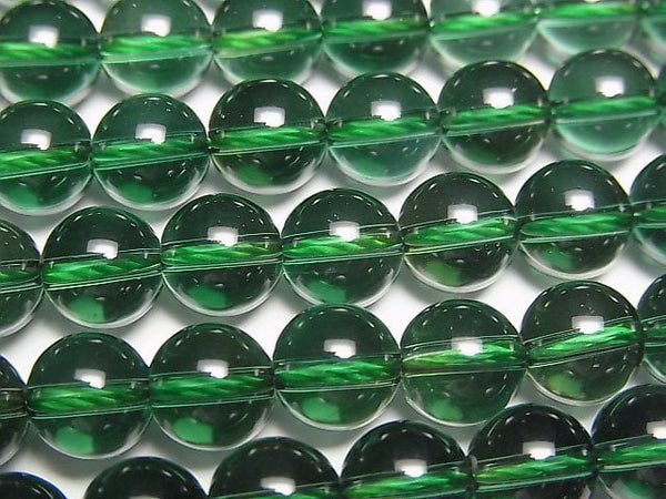 Green Quartz Round 8mm half or 1strand beads (aprx.15inch/38cm)