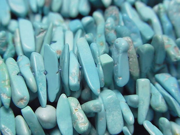 [Video] Arizona Sleeping Beauty Turquoise Chips (Small Nugget ) half or 1strand (Approx 34mm)