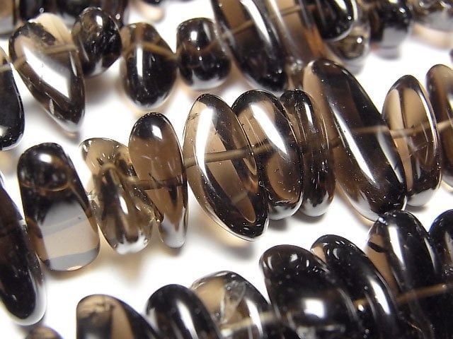 [Video]Smoky Quartz AAA Chips (Small Nugget) 1strand beads (aprx.15inch/38cm)
